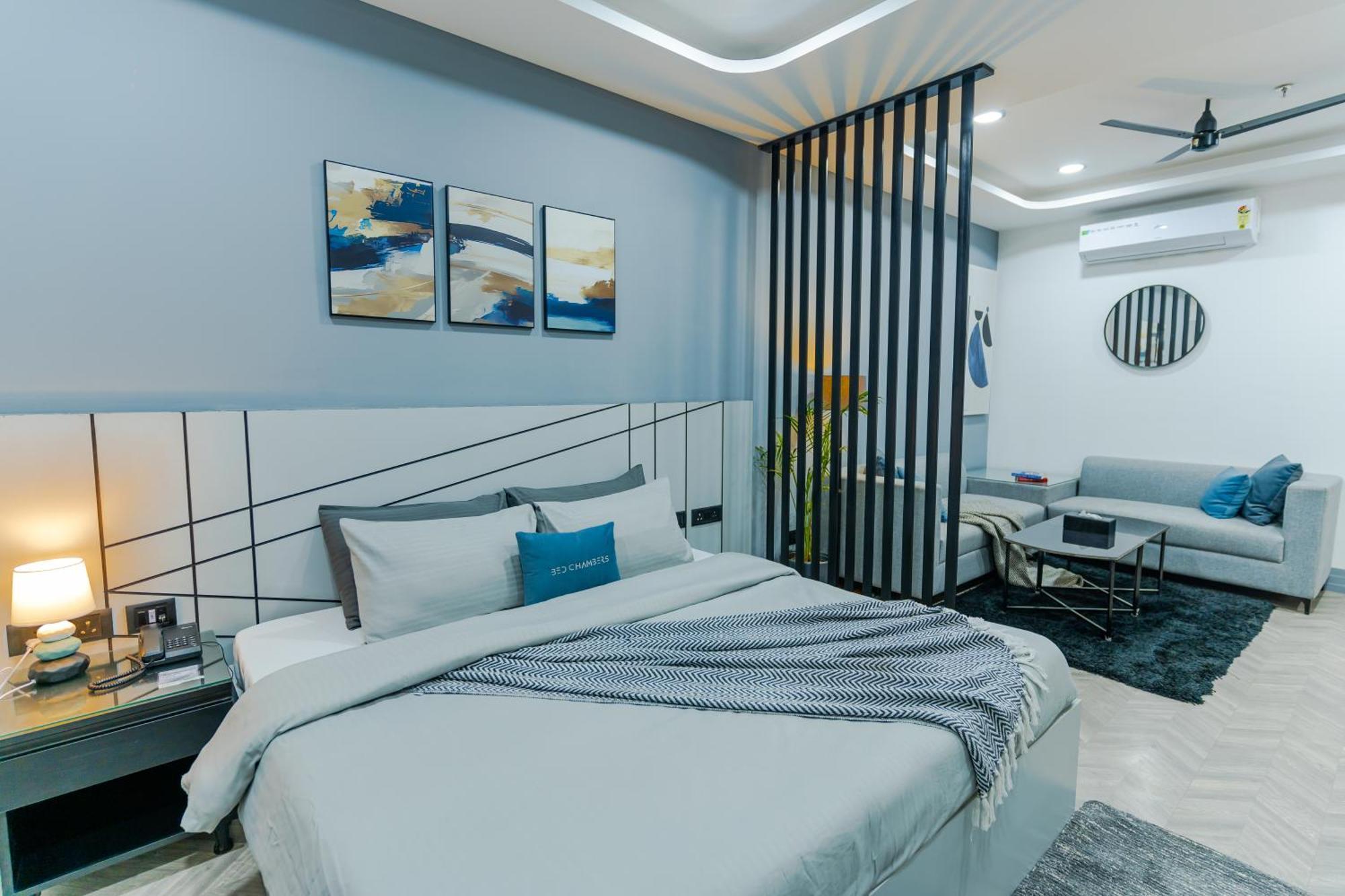 Bedchambers Luxury Apartment Near Golf Course Road Gurgaon Exterior photo